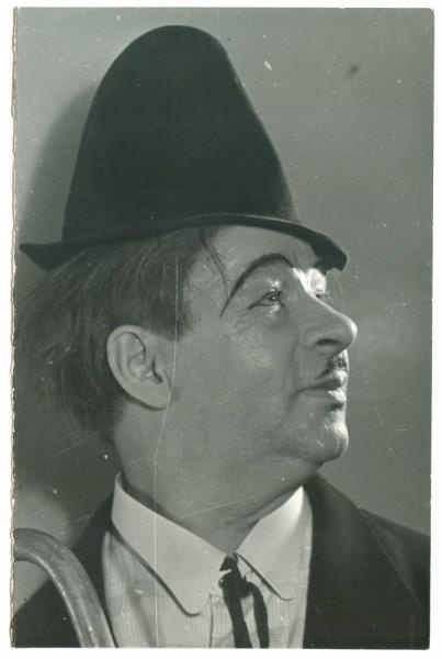 Клоун Карандаш, 1950-е. Заслуженный артист РСФСР Михаил Николаевич Румянцев.