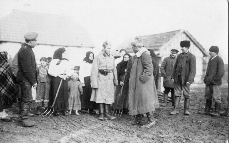 Допрос военнопленного, 1915 год