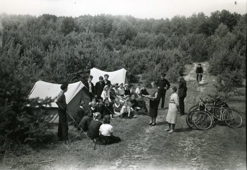 Дети на занятиях в лесхозе, 1960 - 1965