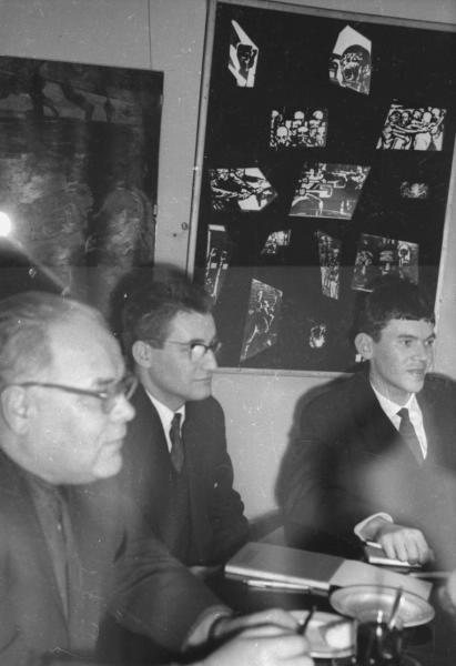 Застолье в редакции журнала «Юность», 1963 год, г. Москва