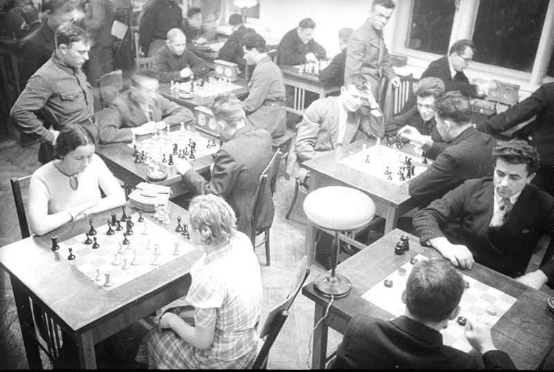 Клуб металлургов. Шахматная секция, 1937 год, г. Магнитогорск