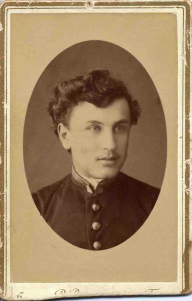 Мужской портрет, 1880-е, Бакинская губ., г. Баку. Альбуминовая печать.