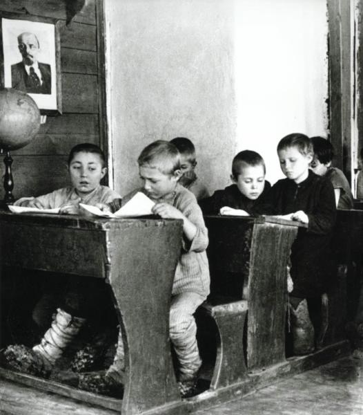 В сельской школе, 1928 год, Нижегородская губ.