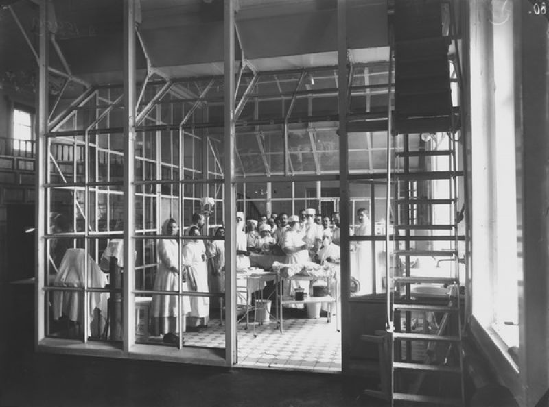 Занятия по хирургии, 1910 год, г. Санкт-Петербург