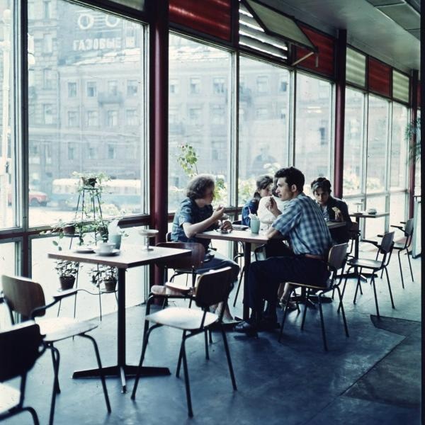 В кафе, 1961 - 1969, г. Ленинград