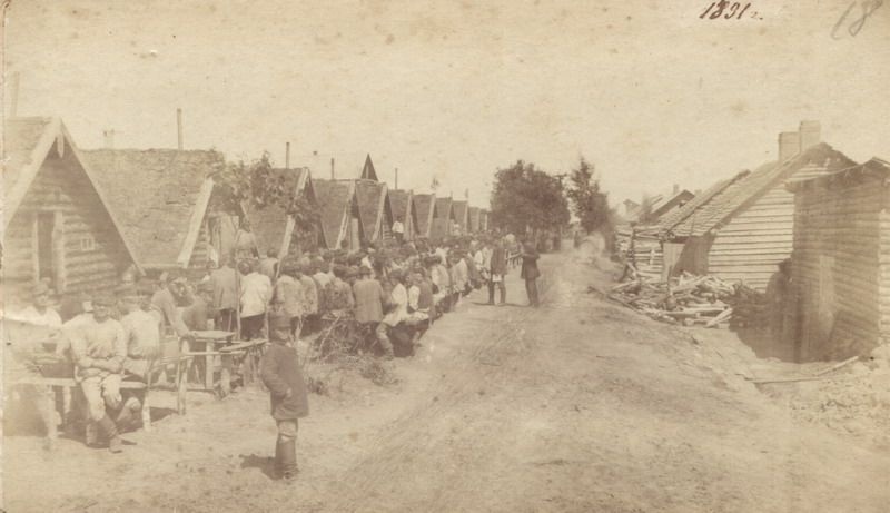 Рабочий поселок строителей шлюза, 1891 год, г. Череповец и Череповецкий район