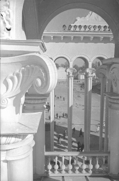 ВСХВ. Архитектура. Ажурные колонны, 1938 год, г. Москва