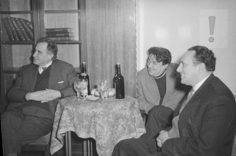 Борис Полевой и Валентин Катаев в редакции журнала «Юность», 1962 год, г. Москва