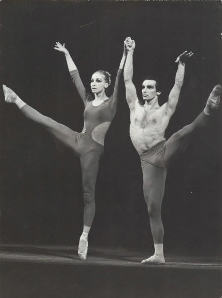 Артисты балета Н. И. Сорокина и Ю. К. Владимиров, 1960-е