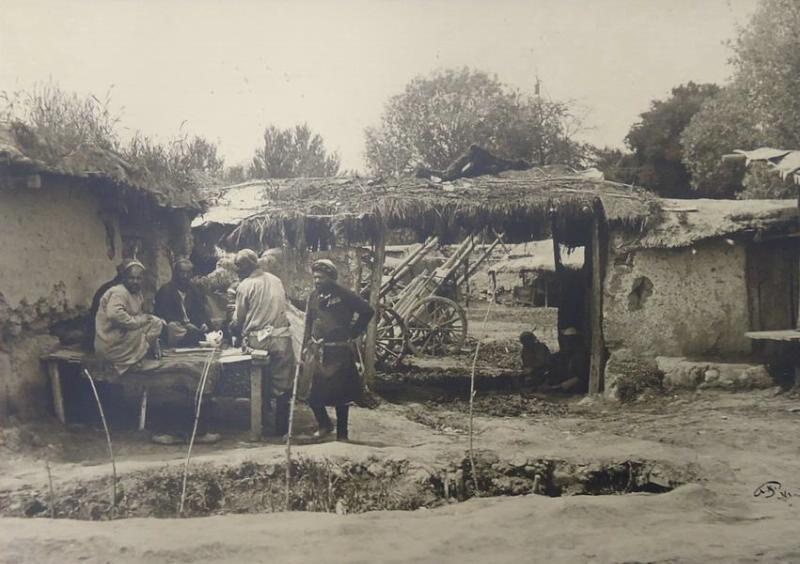 Частная чайхана в старом городе, 1931 год, Таджикская ССР, г. Ходжент. Ныне город Худжанд (Таджикистан).&nbsp;
