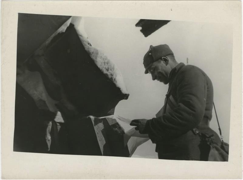 Финская война. Письмо, 1939 год. Выставка «Фронтовые письма» с этой фотографией.