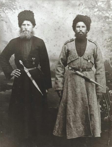 В память Кавказской войны. Казак-линеец и разведчик, 1914 год, Кубанская обл.