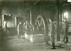 Силовая станция. Мастерские авиашколы «Стрельбомб», 25 сентября 1923, Московская губ., г. Серпухов. Высшая военная авиационная школа воздушной стрельбы и бомбометания в Серпухове.