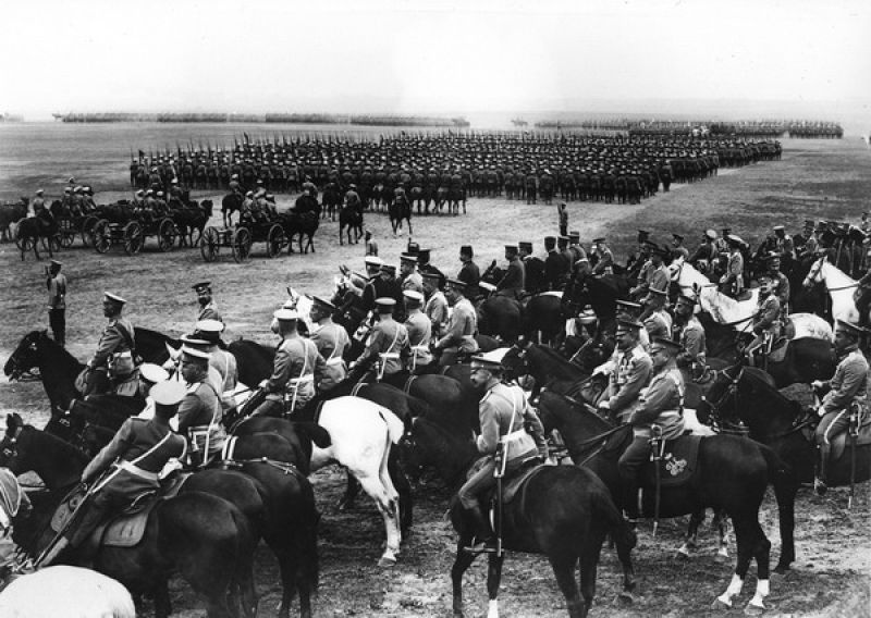 Парад войск в Красном Селе, 30 июля 1912, г. Санкт-Петербург