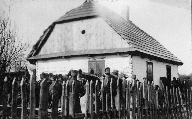 На позиции у Боржимова, 1915 год