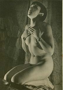 Ню. Катя Лопатина, 1930-е. Выставка «Жертва ню. Эротические снимки Александра Гринберга» с этой фотографией.&nbsp;