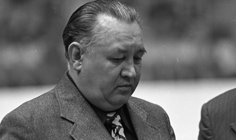 Главный тренер сборной СССР по хоккею Борис Кулагин, 1970-е