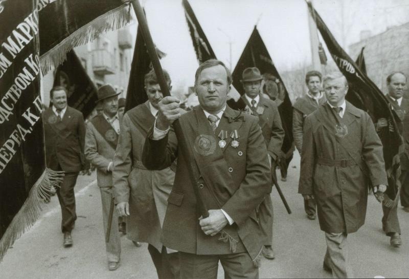 Демонстрация, 1981 год, Куйбышевская обл., г. Тольятти