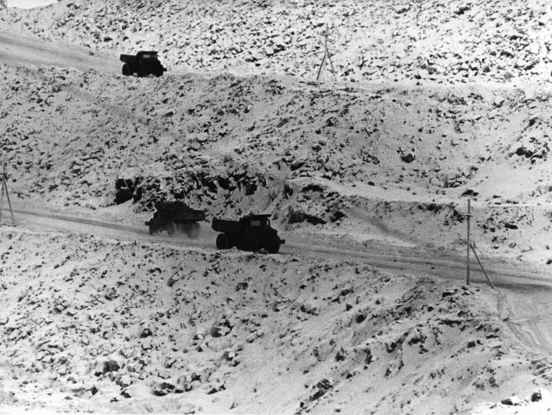 Зимняя дорога, 1965 год, г. Норильск