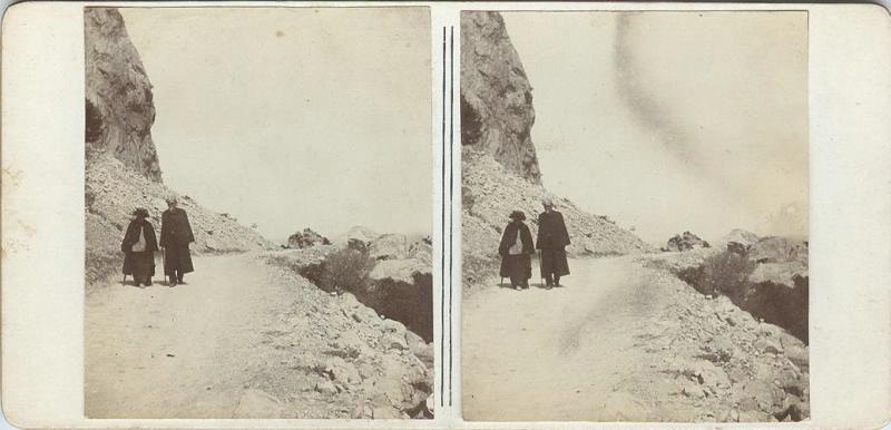 На горной дороге, 1900-е, Таврическая губ., пос. Симеиз