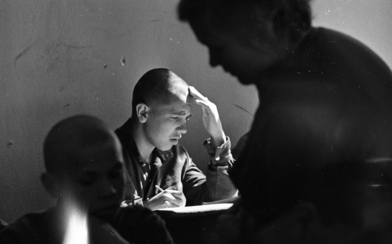 В 7-ом классе общеобразовательной средней школы при детской Ленинградской колонии, 1963 год, г. Ленинград