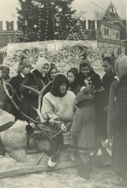 У новогодней елки, 1950-е