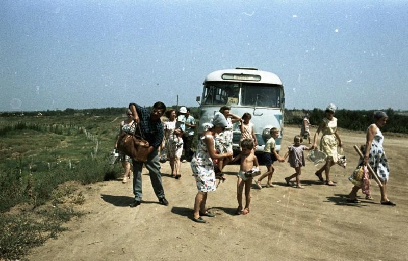     Фото На проселочной дороге, 1967 год, Волгоградская обл., г. Волжский  История России в фотографиях