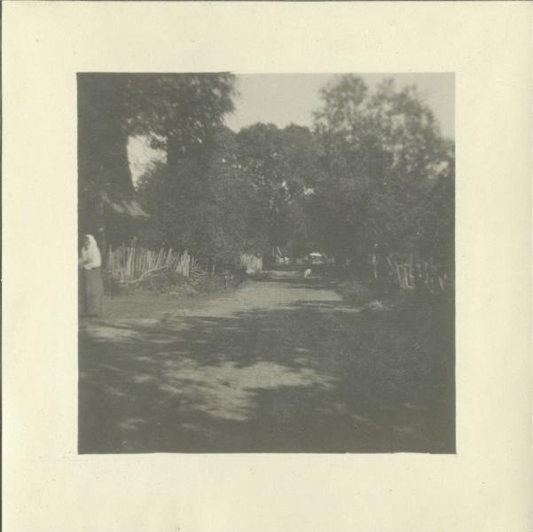 Перспектива дороги в деревне, 1914 - 1918