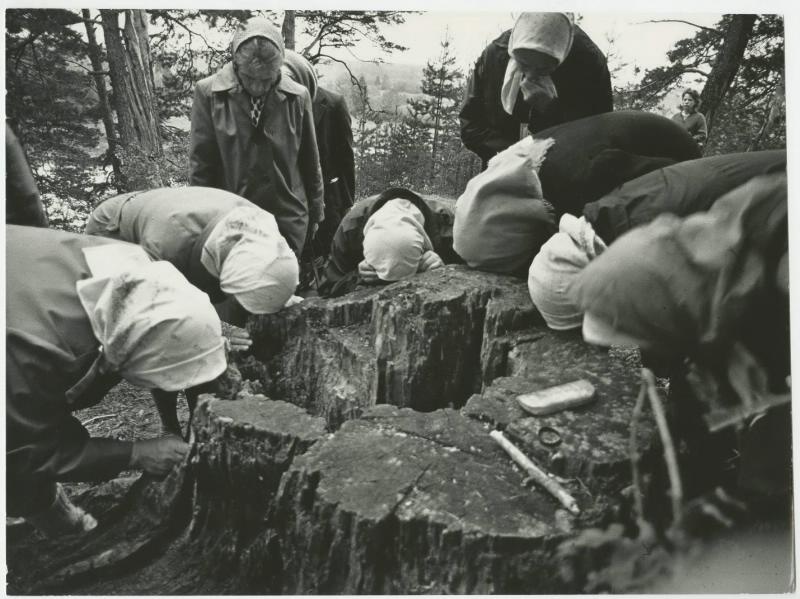 Крестный ход на реку Великую, 1980-е