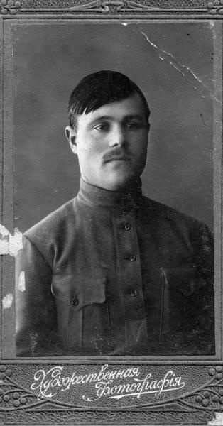 Мужской портрет, 1919 год, Самарская губ., г. Самара