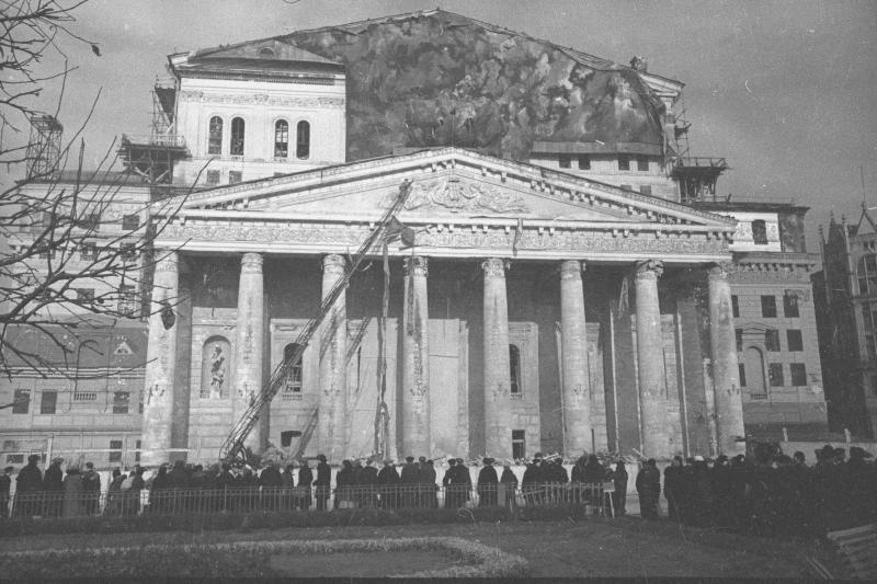 Маскировка Большого театра, 1941 год, г. Москва