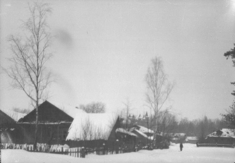 Сельский зимний пейзаж, 1920-е
