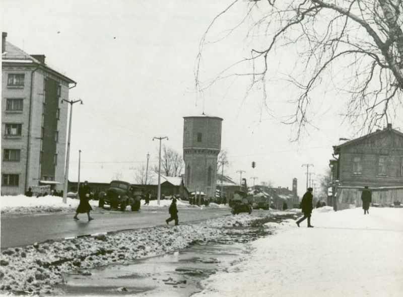 Улица Ленина: вид на рынок, 20 марта 1965, г. Череповец