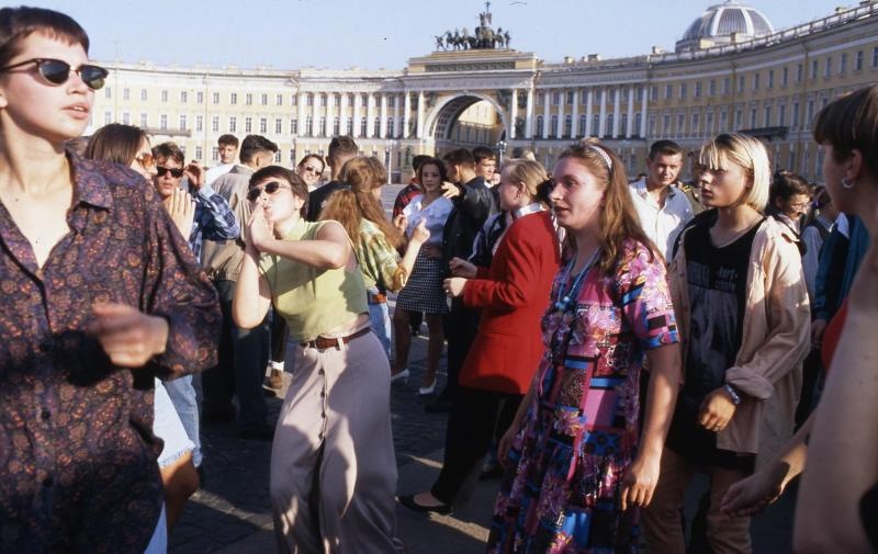 Танцы на Дворцовой площади, 1995 год, г. Санкт-Петербург