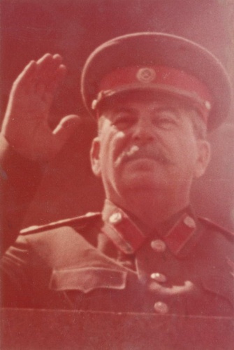 Иосиф Сталин на первомайском параде, 1 мая 1948, г. Москва
