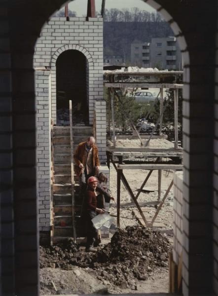 На стройке, 1970-е