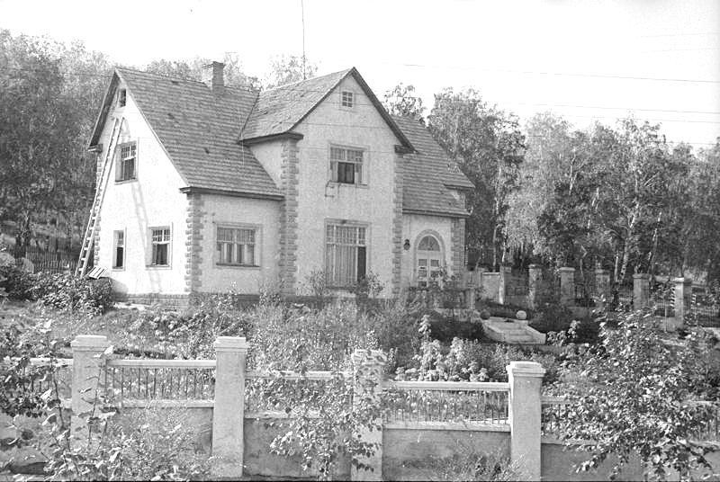 Рабочий поселок "Березки". Коттедж со стороны сада, 1937 год, г. Магнитогорск
