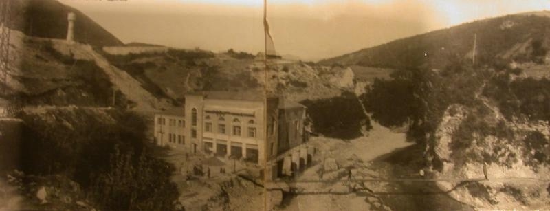 Генераторное здание, 1930-е, Грузинская ССР. Абашская малая ГЭС построена на реке Абаша. Введена в эксплуатацию в мае 1928 года.