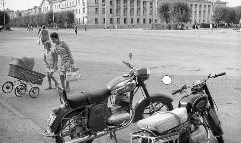 Городская площадь, 1967 год, Волгоградская обл., г. Волжский