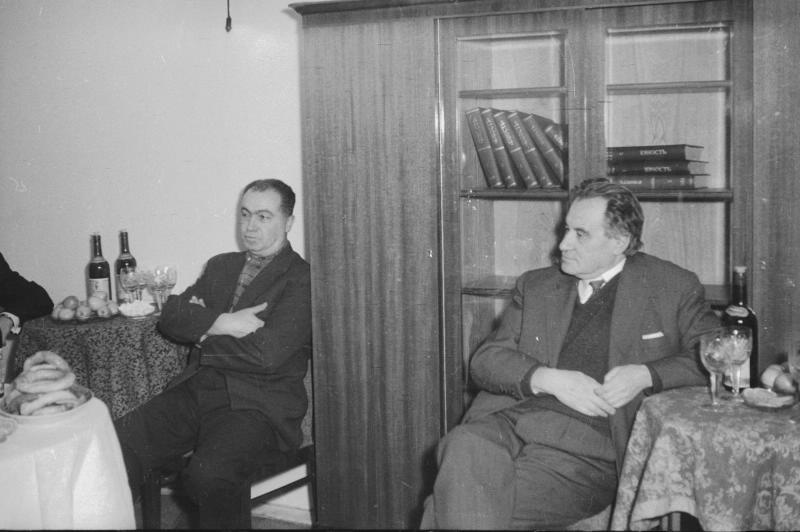 Валентин Катаев в редакции журнала «Юность», 1962 год, г. Москва