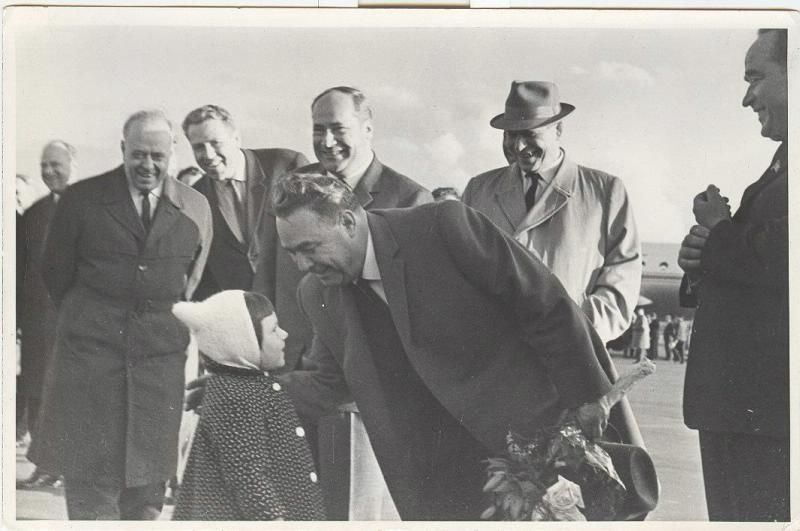 Встреча Леонида Брежнева на летном поле, 1960-е