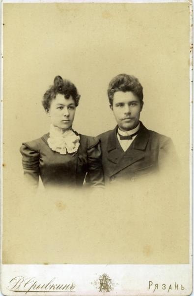Портрет мужчины и женщины, 1880-е, г. Рязань