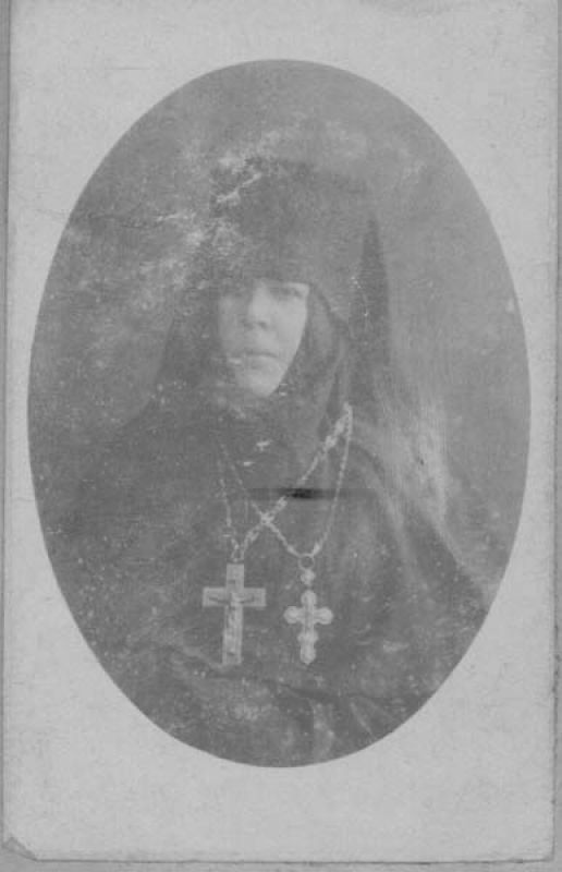 Настоятельница Леушинского монастыря игуменья Таисия (М.В. Солонова), 1910 год, г. Череповец и Череповецкий район