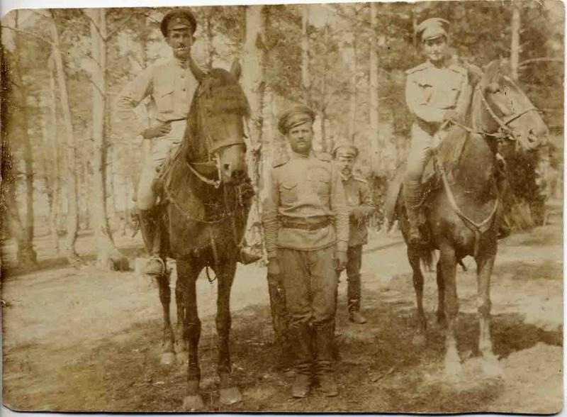 Военные в лесу, 1914 - 1918