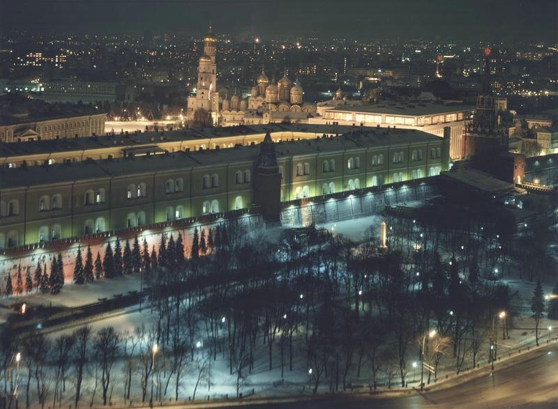 Кремль и Александровский сад, 1980-е, г. Москва