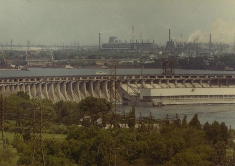 Индустриальный пейзаж, 1970-е, Украинская ССР, г. Запорожье