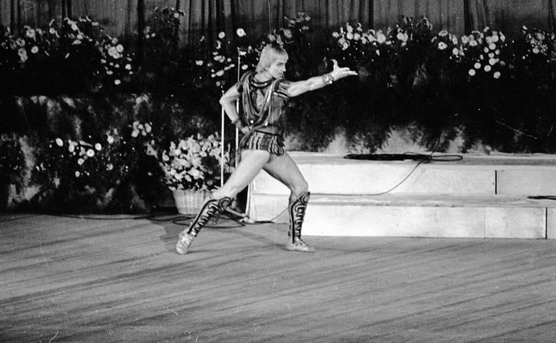 Марис Лиепа в сцене из балета «Спартак», 1970-е