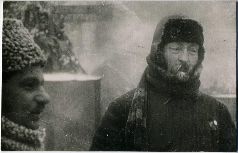 Феликс Дзержинский на похоронах Владимира Ленина, январь 1924