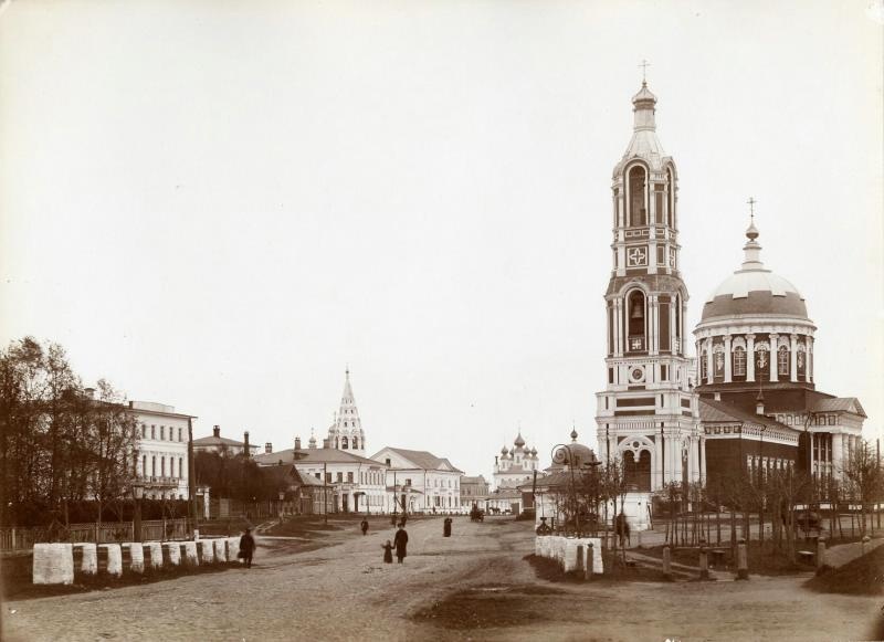Церковь Спаса Нерукотворного Образа, 1900-е, Владимирская губ., г. Шуя. Построена между 1838 и 1847 годами, взорвана 1 мая 1930 года.