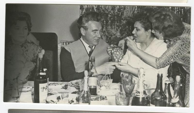 Петр Демичев за праздничным столом, 1960-е
